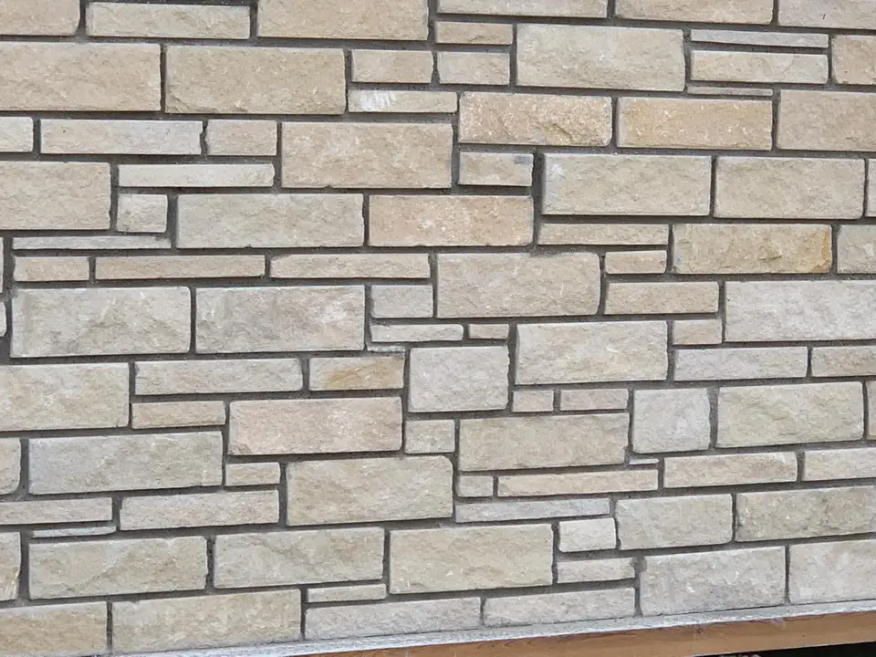 Hand-laid natural stone on a Timoleon villa in the Paphos hills